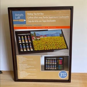 Artists Loft Sliding Top Art Box